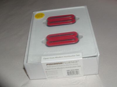 Fishman Fluence PRF-M06-SDN Open Core Humbucker 6 String Set 3 Voices Red/Nickel