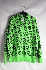 Corner$tore Hero Hoodie Sweat Jacket Men's XL Full Zip Green