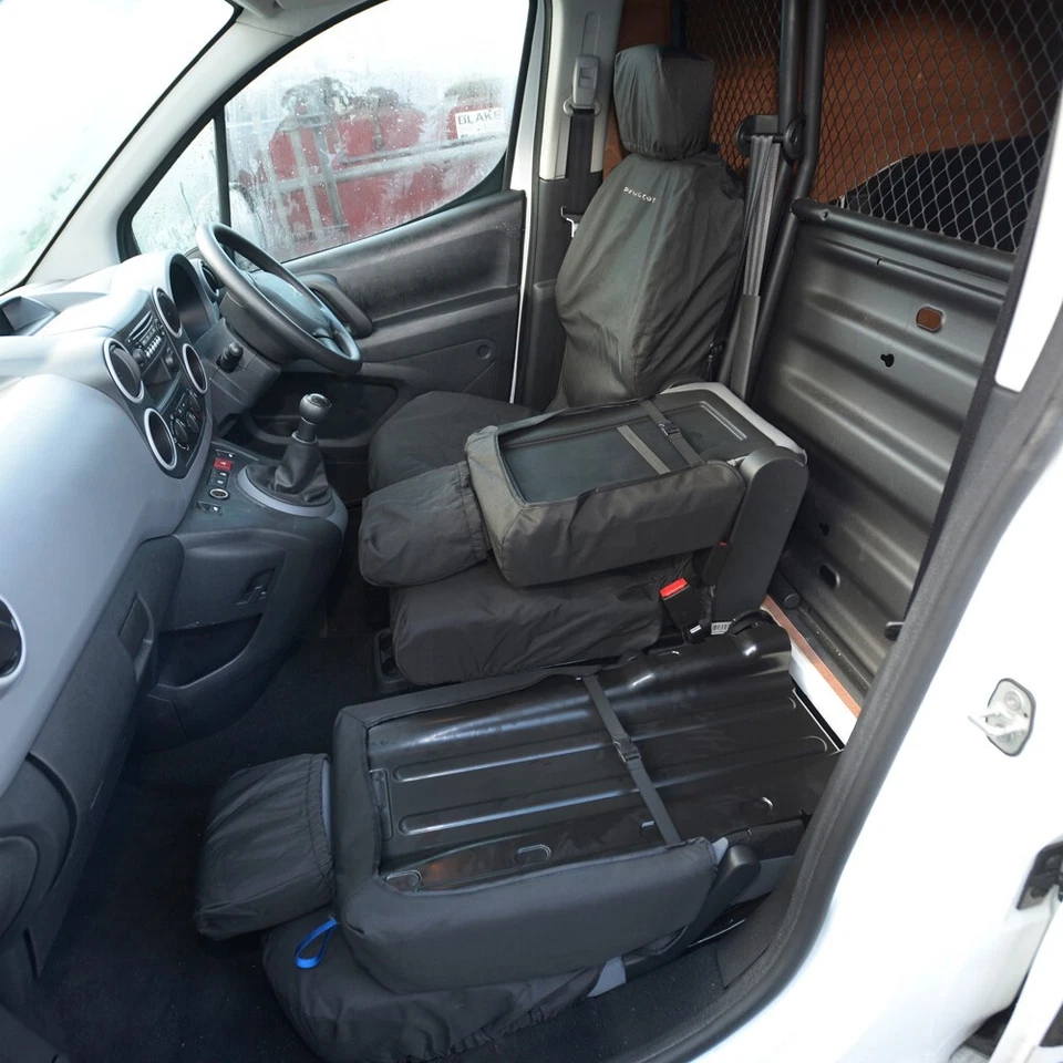 FUNDAS ASIENTO DELANTERO PEUGEOT PARTNER BORDADO 'PEUGEOT' (2008-2018) 105 Foto 3 de 4