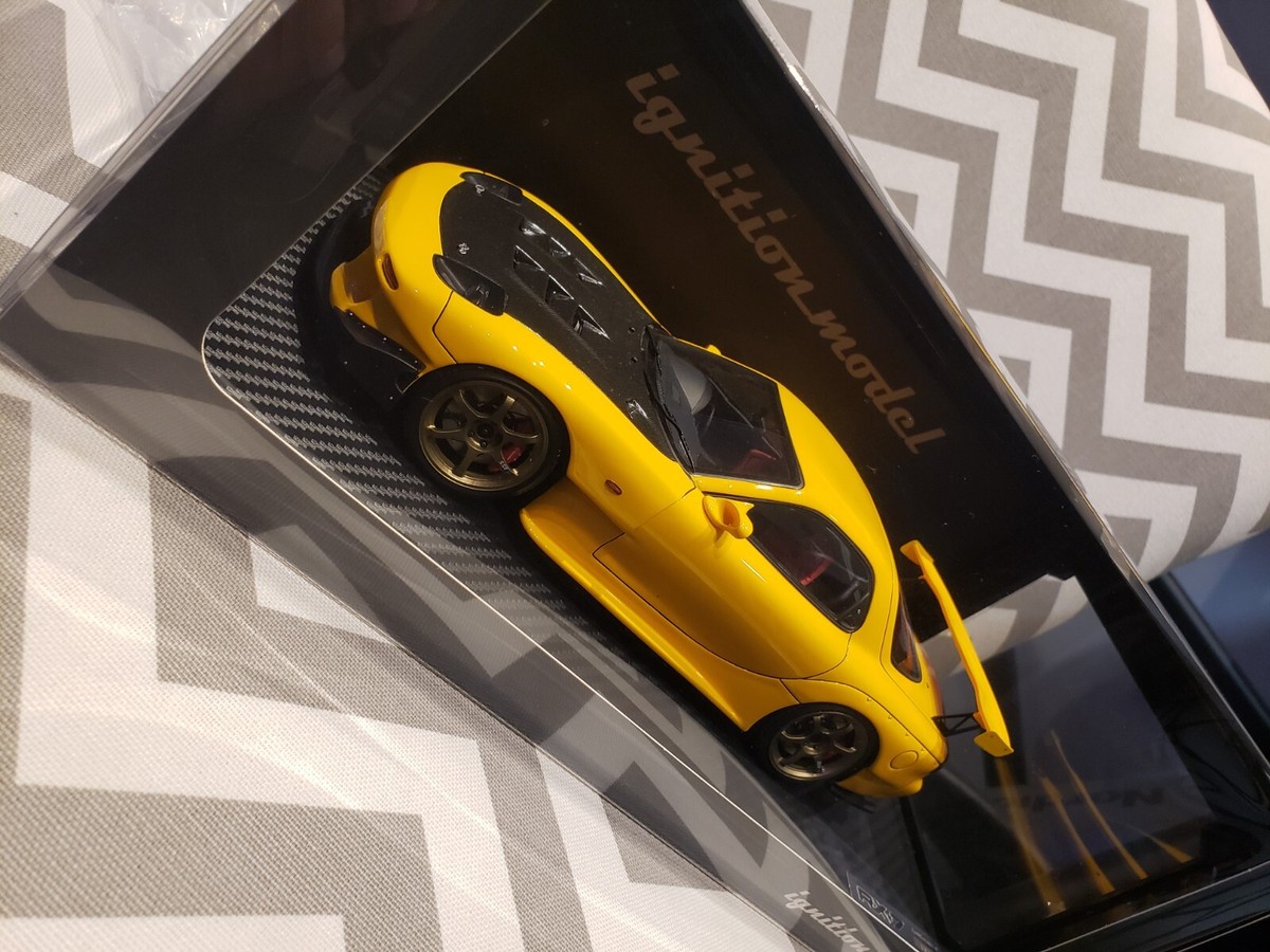 Buy Mazda RX-7 1/18 Mazda Car - Yellow/Black online | eBay