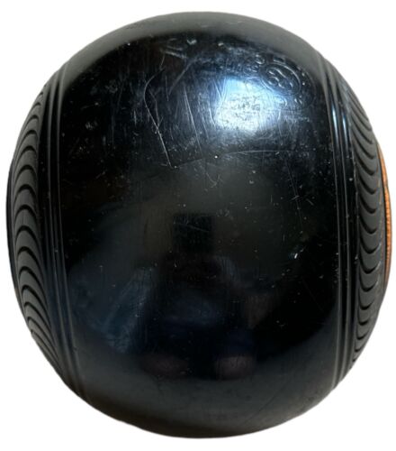Taylor-Rolph Tyrolite Bowls Lawn x 1, Black, Size 5, Bias 3, Vintage Stamped 82 - Picture 6 of 6