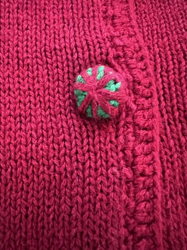 Milano Design Group Women’s Large Red Christmas Sweater With Appliqués - Picture 5 of 14