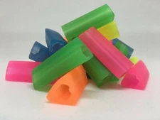 Pencil Grips (100 pk) Triangle Style, Multi-Colors - Fits Pencils/Pens & Crayons