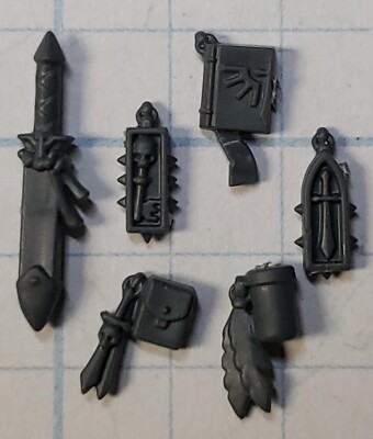 40k Dark Angels Bits Upgrade Relics Dagger Sheath Book of Litanies #40