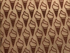 200 SMALL BAGGIES 1515 1.5" X 1.5" MINI RESEALABLE POLY DESIGNER BAGS ICE CREAM