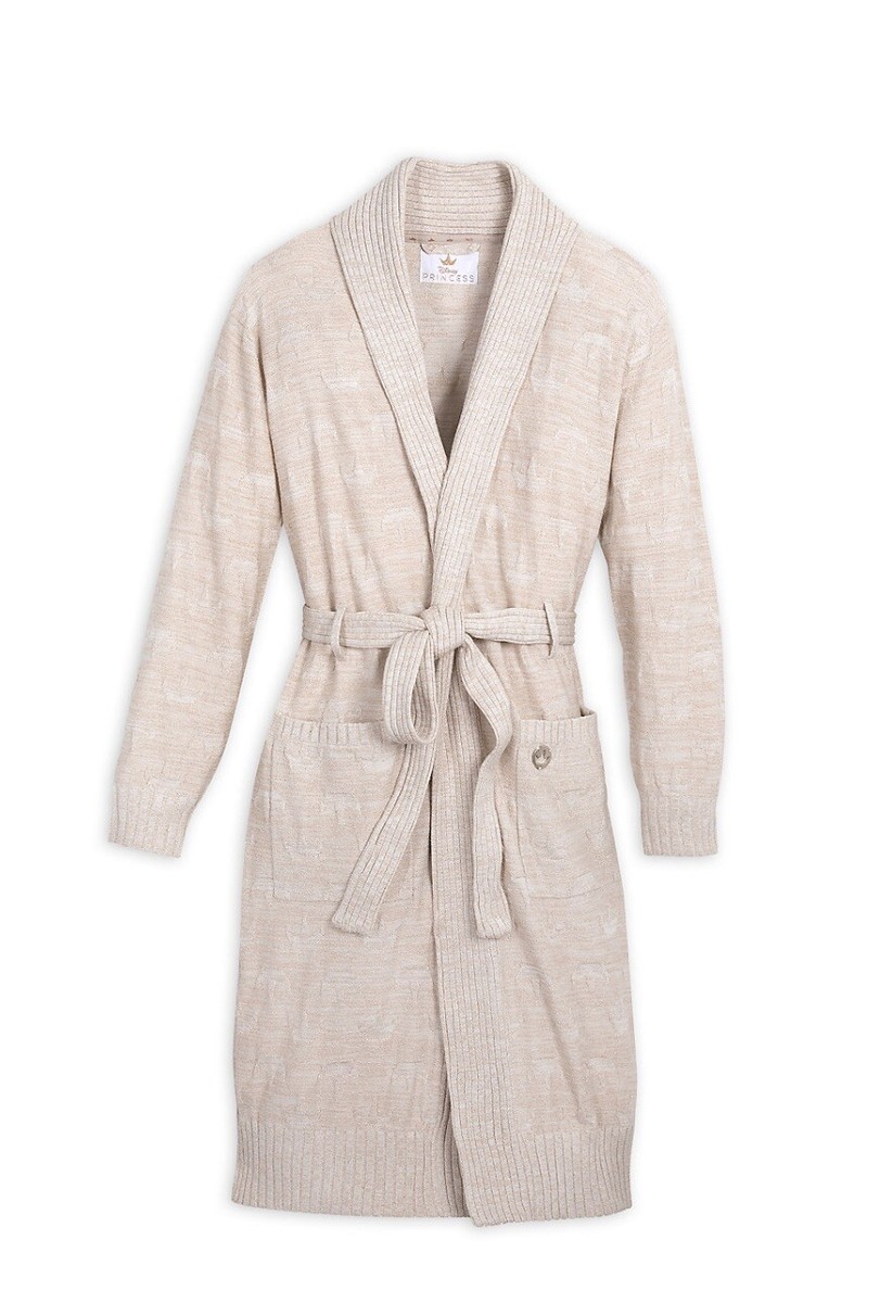 Disney Princess Sweater Robe for Adults Rose Gold Glitter Medium C2