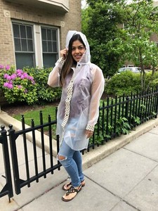 womens clear rain mac