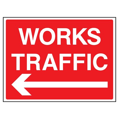 Works Traffic Left Arrow | CONS0075