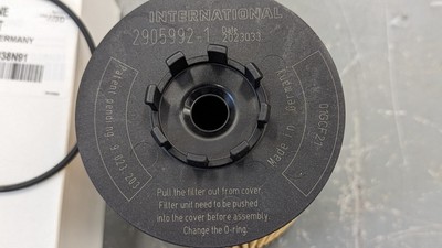 107038N91 International Kit Oil Filter 2905992-1 With O-Ring  