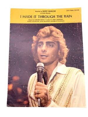 Barry Manilow Sheet Music EZ Piano Edition I Made It Through The Rain