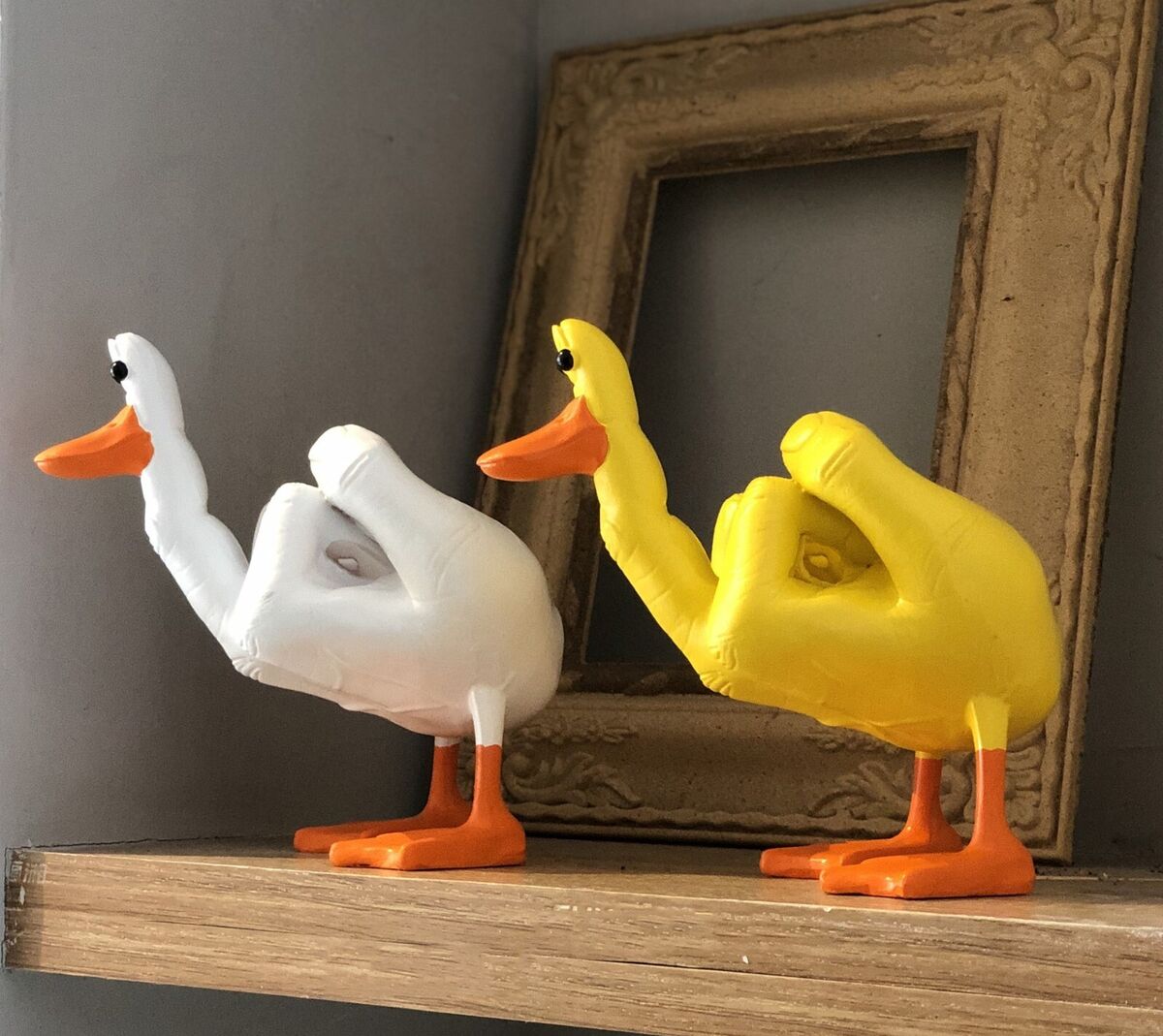  ACOLAR Funny Little Duck Figurine Ornament Decor,Cute