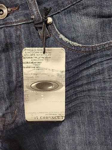 RARE Oakley Classic Fit Denim Industrial Pants Mens Sz 32W 32L New With Tags! - Picture 7 of 16