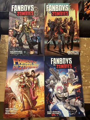 Fanboys VS Zombies Volumes 1-4 Graphic Novels Lot Boom Studios TPB Horror Comedy