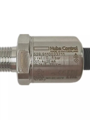1pcs Huba Control Pressure Sensor Transmitter 528.9110033711 0-1bar 4-20MA