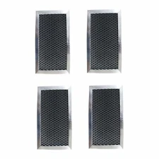 Replacement Carbon Filters for GE: WB06X10823, WB02X11124, Samsung (4 Pack)