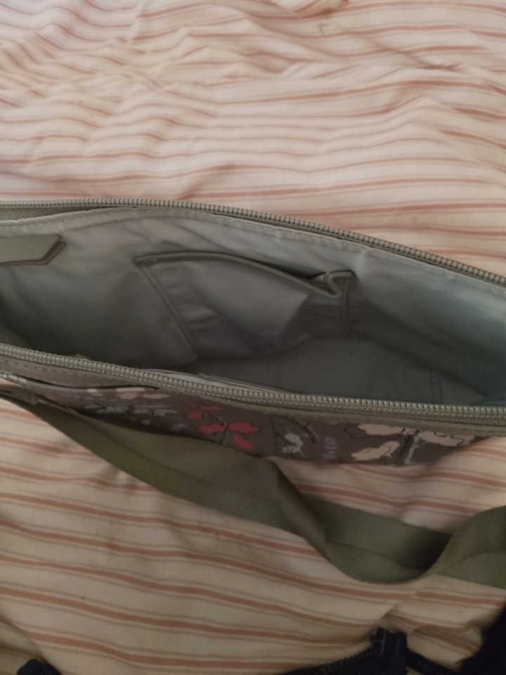 Radley London Meadow Floral Small ZipTop Cross Body Bag in Willow