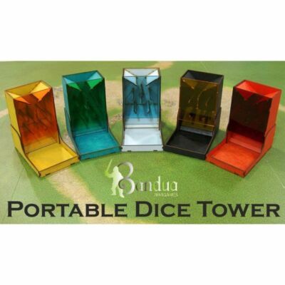 Bandua Wargames  Würfelturm  verschiedene Farben  Würfel Box  NEU OVP