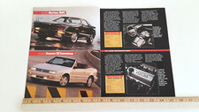 1991 Dodge Shadow Es Turbo - 1991 Daytona Iroc 3.0 V-6 Original 2 Page Ad 1991 Dodge Shadow Es Turbo - 1991 Daytona Iroc 3.0 V-6 Original 2 Page Ad