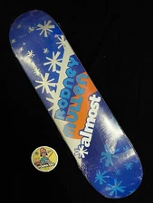 RARE Rodney Mullen Pro Model Almost Logo Skateboard Deck Snowflake In Shrink