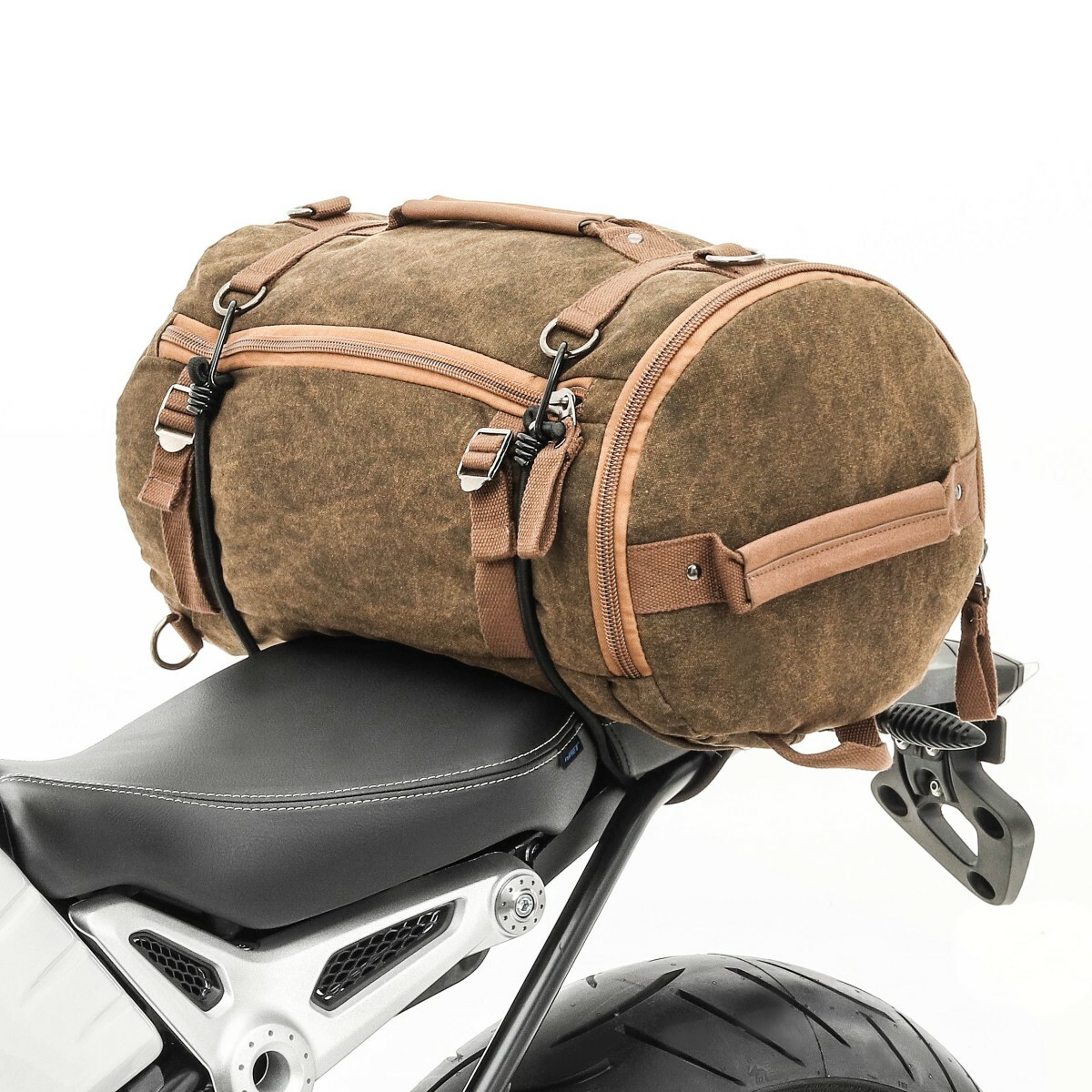 ABAMITA Motorrad-Hecktasche 50–70 L – Wasserdicht, Mit MOLLE-System, Umwandelbar Zum Rucksack