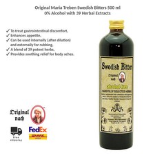 Maria Treben Amari Svedesi Originali 0% Alcool con 39 Estratti di Erbe 500ml