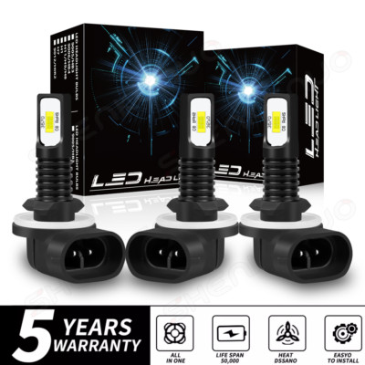 For Polaris Sportsman 500 550 570 600 700 800 XP 3X LED Headlight Bulbs 2023