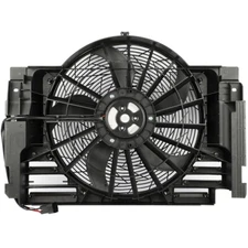 611400 Engine Condenser Cooling Fan Assembly For 2000 2001-2006 BMW X5 4.4L V8