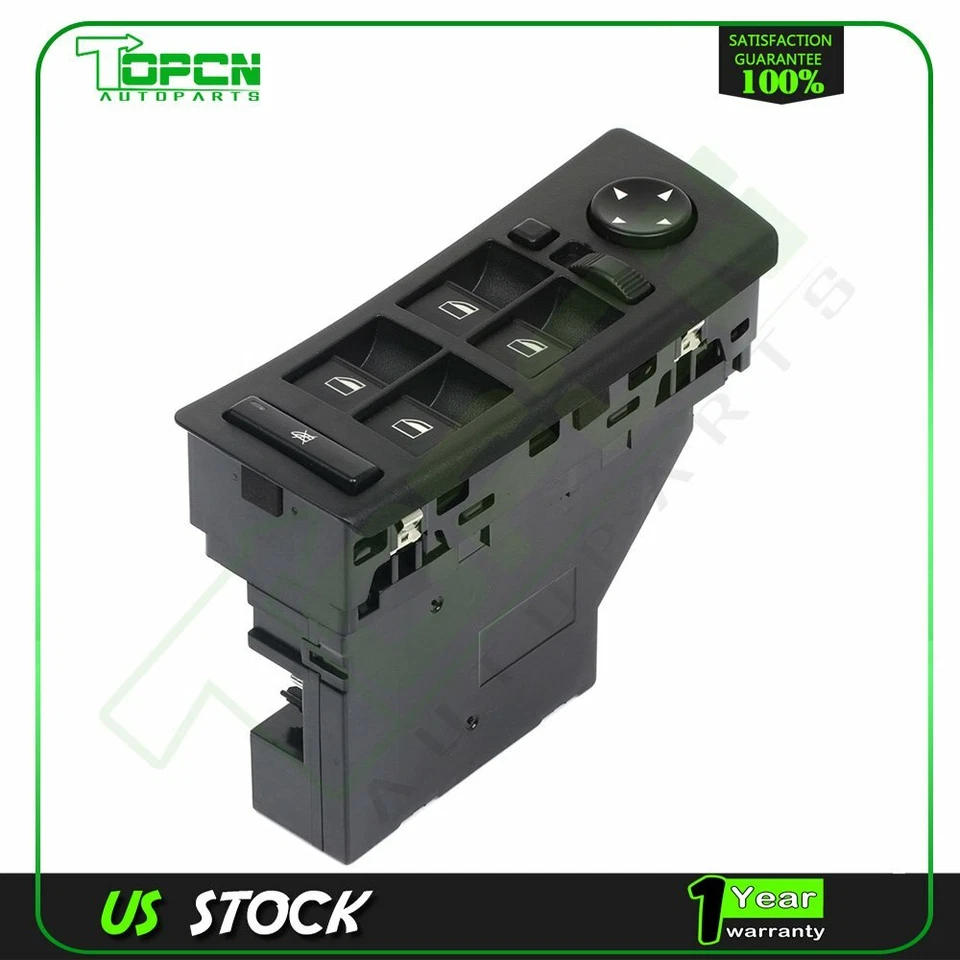 Interruptor de ventana eléctrico delantero izquierdo para BMW X5 3.0i 2001-2006 Foto 3 de 4