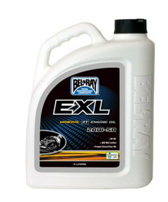 Bel Ray EXL Mineral 4T Engine Oil 20W50 - 4L. 99100-B4LW