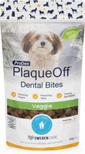PlaqueOff Animal Dental Bites for Cats and Dogs 60g