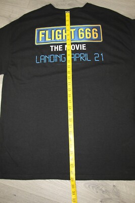 アイアンメイデン Flight 666 Tシャツ XL IRON MAIDEN Flight 666 The Movie 2009 Double-sided print