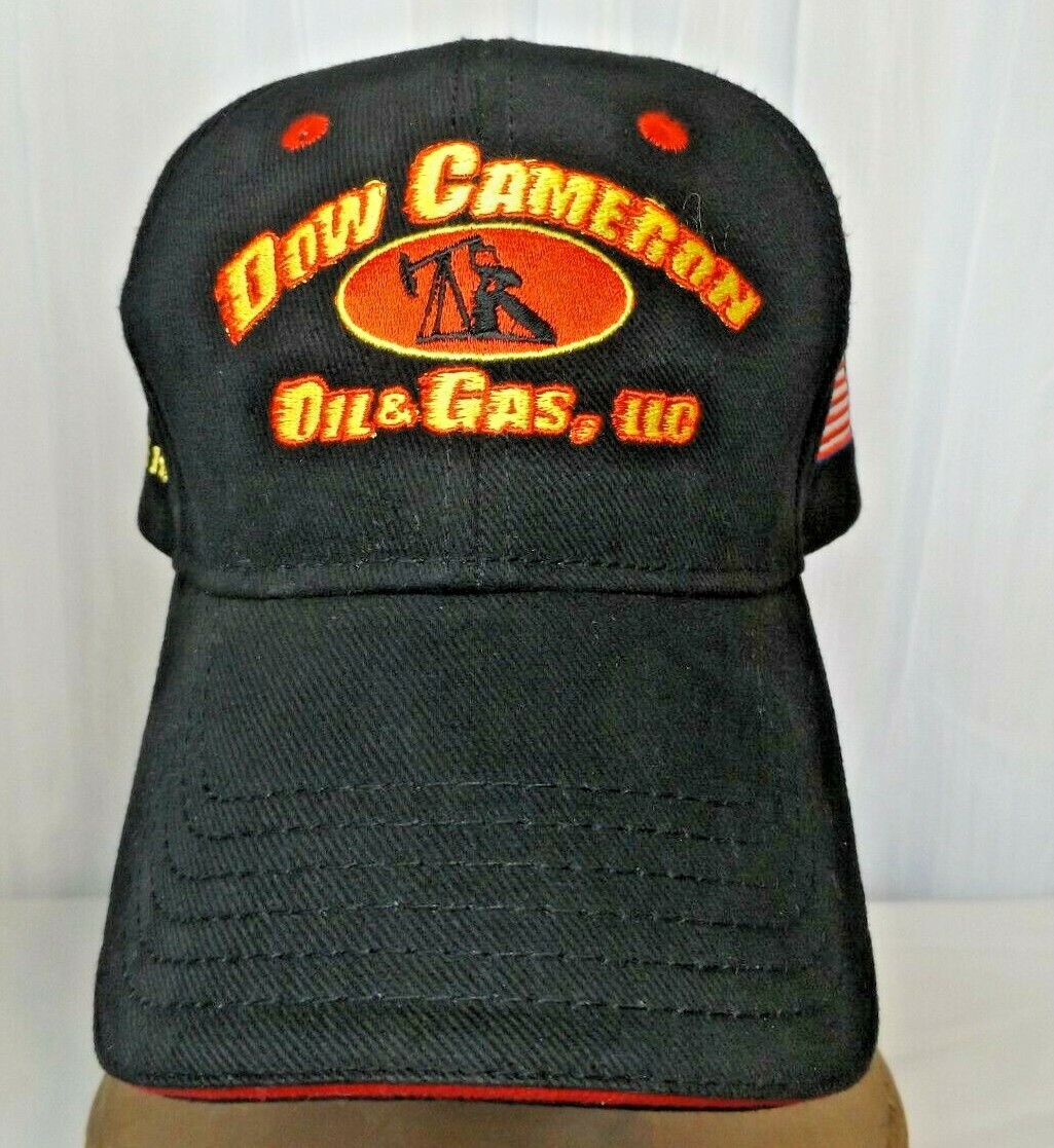 OTTO Ball Cap Hat Size OSFM JUST DRILL ME DOW CAMERON OIL & GAS