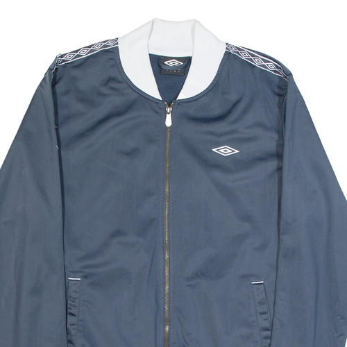 UMBRO Mens Track Jacket Grey L - Picture 2 of 6