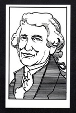 Thomas Jefferson 1998 Lang Gang Picture Perfect Game of Famous Faces Card