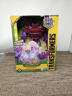 Transformers SHOCKWAVE Bumblebee Cyberverse Adventures Energon Armor 9'' Figure