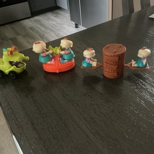 Vintage  Rugrats Burger King Toys Lot Of 3