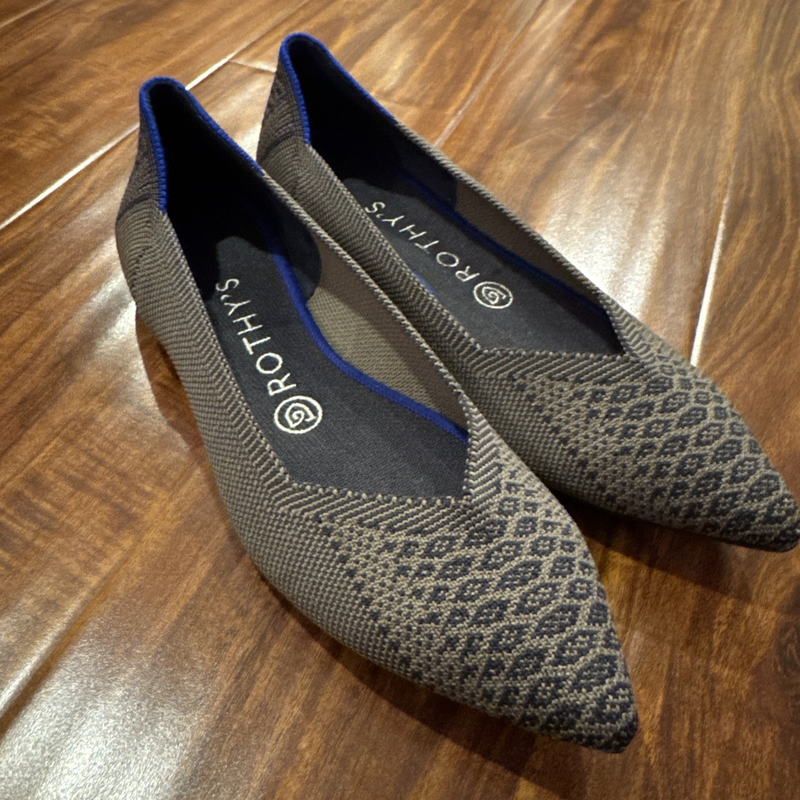 ROTHY’S Retired Python Knit The Point Toe Flats B… - image 2