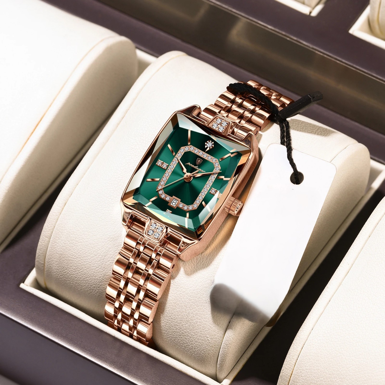 POEDAGAR Luxury Watch Ladies,Woman Waterproof High Quality Quartz Elegant+Box