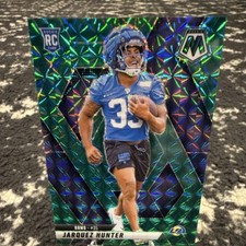 2025 Panini Mosaic Jarquez Hunter Rookie Prizm #380 Los Angeles Rams Football