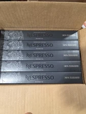 Nespresso Ristretto Ispirazone Italiana Dark Roast Capsules 50 (5 Boxes) BB:1125