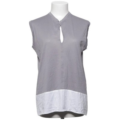Jil Sander, Top, Größe: M, Grau/Weiß, Baumwolle, Einfarbig, Damen #kPT