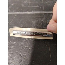 Genuine Audi Quattro Front Grille Emblem Badge Chrome Black Oem Nos B8 A4 S4 A6