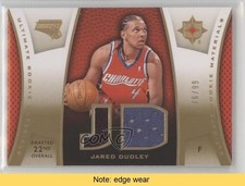 2007-08 Ultimate Collection Rookie Materials Gold 76/99 Jared Dudley READ 0af