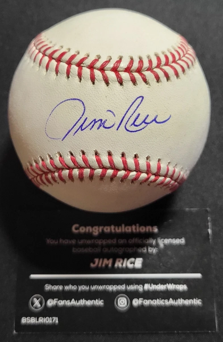 Jim Rice Original Autographed Baseball MLB Balls for sale | eBay
