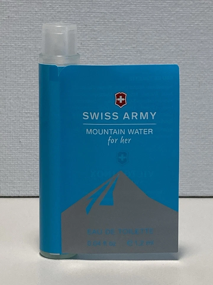 Swiss Army Mountain Water For Her Lote x7 Muestra Eau De Toilette Spray .04oz Foto 2 de 3