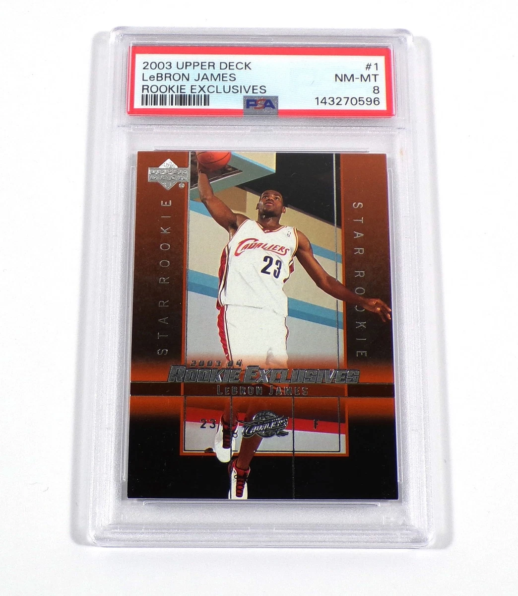 LeBron James Basketball Grade 8 Rookie Sports Trading Cards