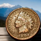 1904 Indian Head Cent Actual Coin Shown - 44