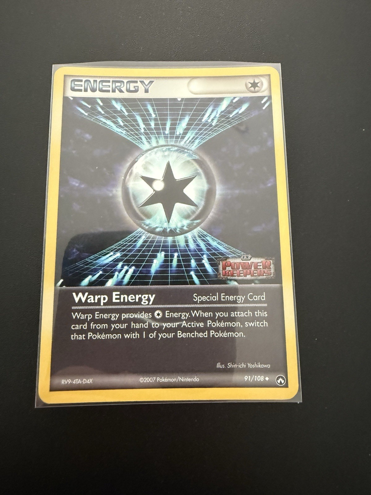 Pokémon TCG Warp Energy 91/108 EX Power Keepers Reverse Holo Card EN-LP 2007