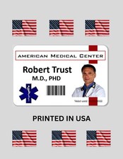Full Color Custom Printed PVC Card Name Badge...