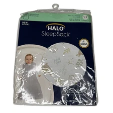 HALO SleepSack 100% Cotton Wearable Blanket Swaddle Llama Sand S 0-6mth NEW